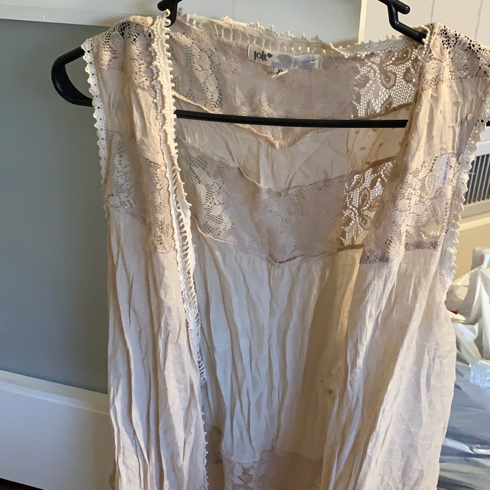 Jolt Cream Vest